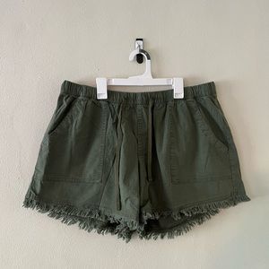 Army Green Comfy Shorts